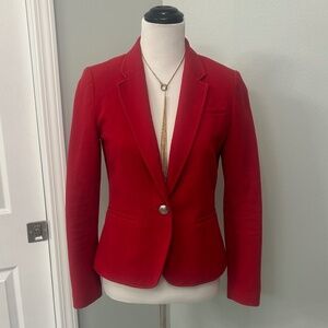 Banana Republic Crimson Red Blazer/Riding Jacket